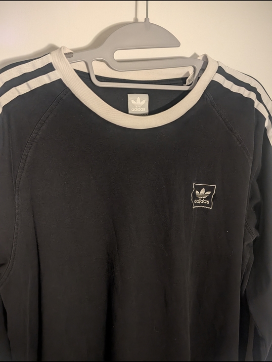 adidas Other - Adidas Originals Men's Large 3-Stripes Long Sleeve California Tee Black DU8394